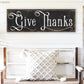 GIVE THANKS SIGN