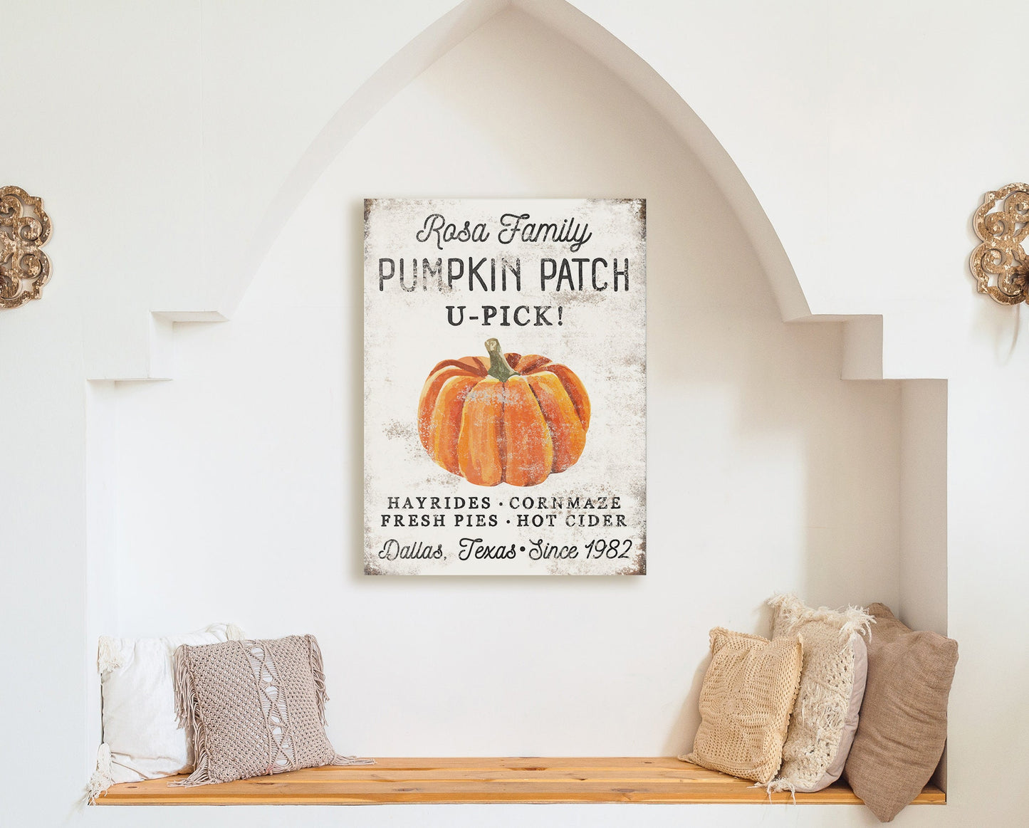 CUSTOM FAMILY PUMPKIN PATCH SIGN