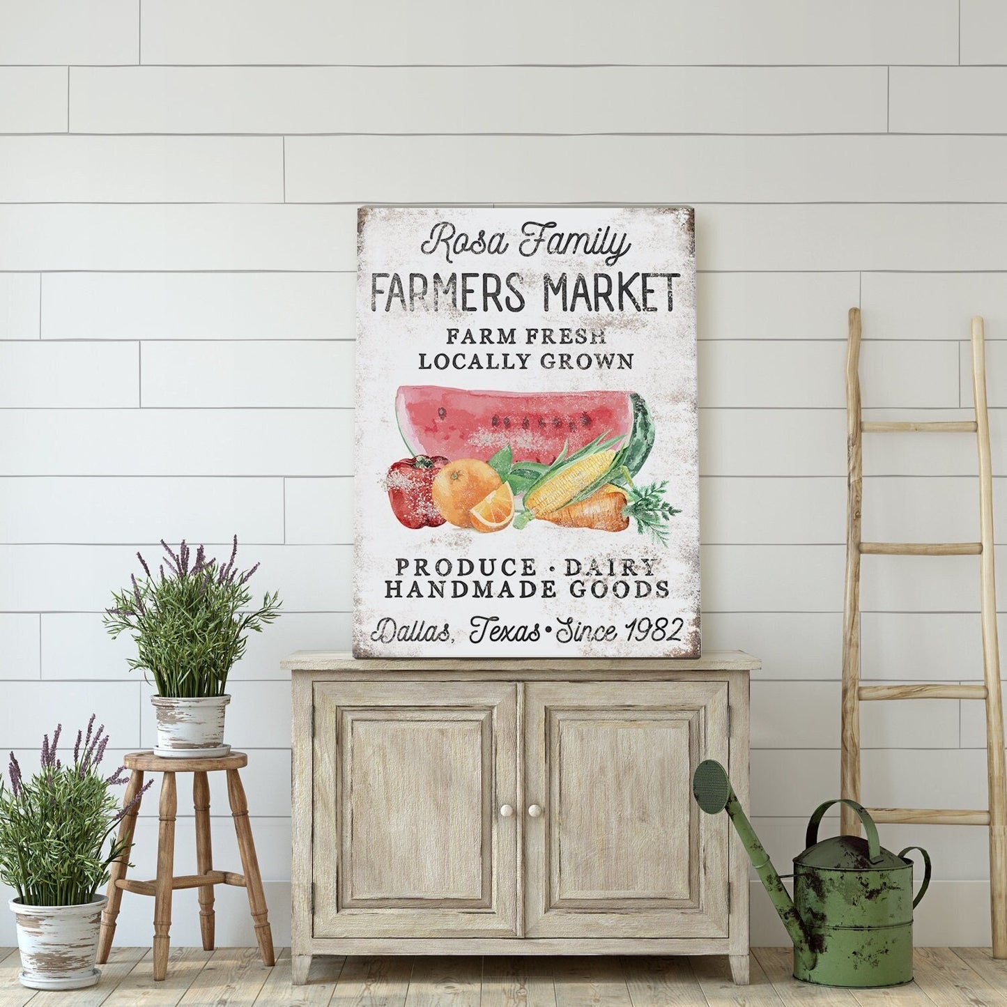 CUSTOM FARMERS MARKET SIGN