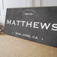 CUSTOM FAMILY NAME SIGN