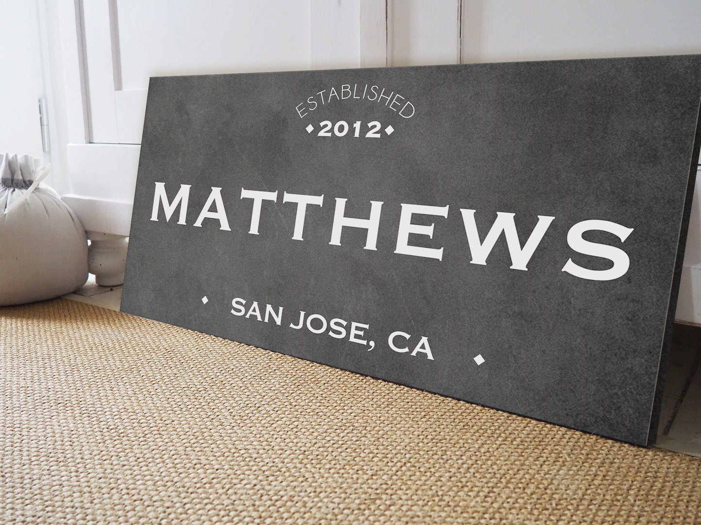 CUSTOM FAMILY NAME SIGN