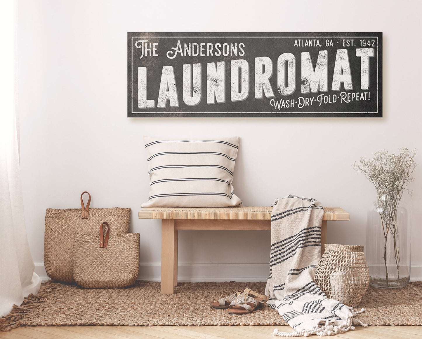 CUSTOM LAUNDROMAT SIGN