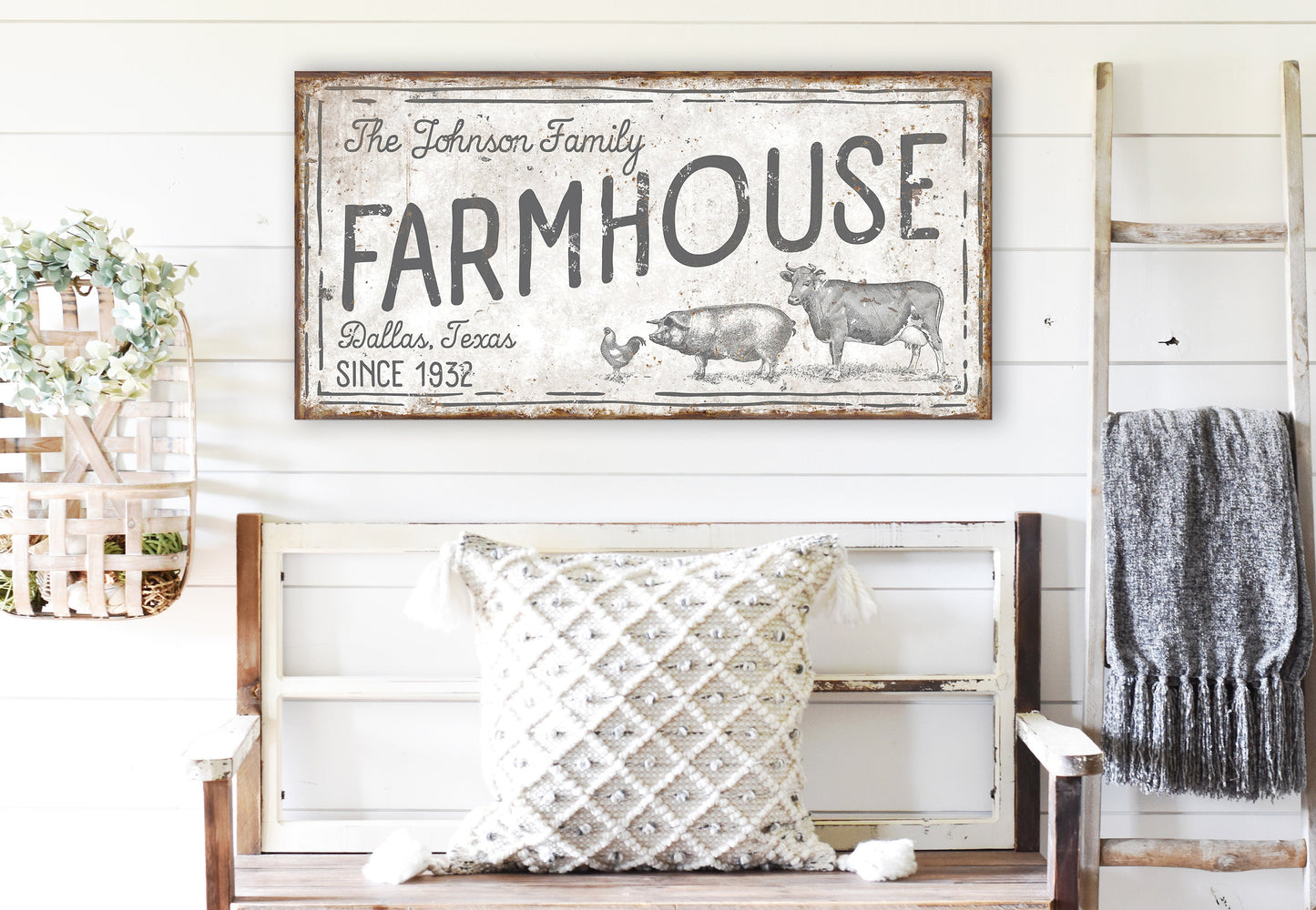 CUSTOM FARMHOUSE SIGN