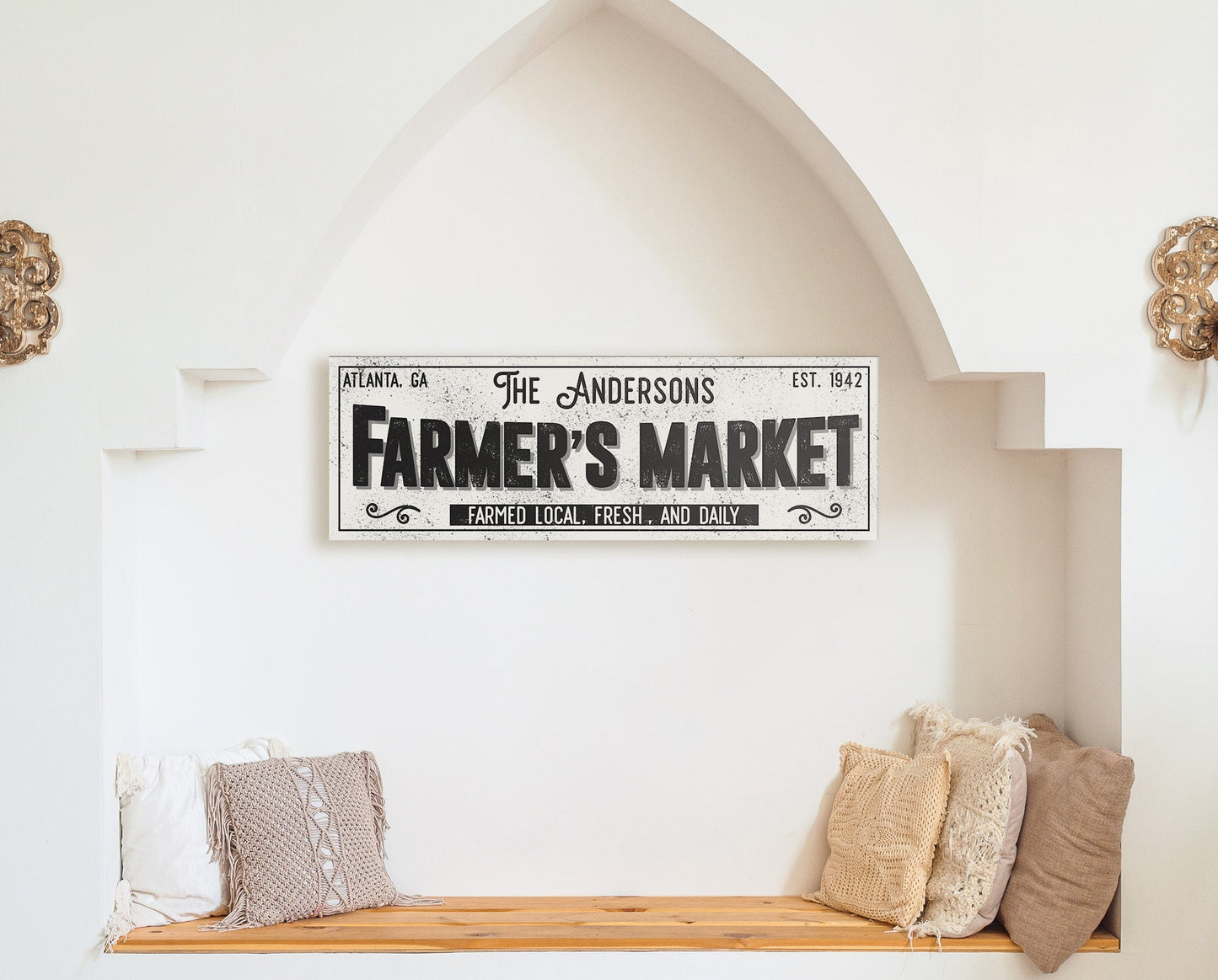 CUSTOM FARMERS MARKET SIGN