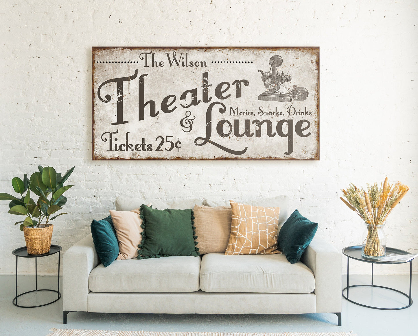 CUSTOM THEATER AND LOUNGE SIGN