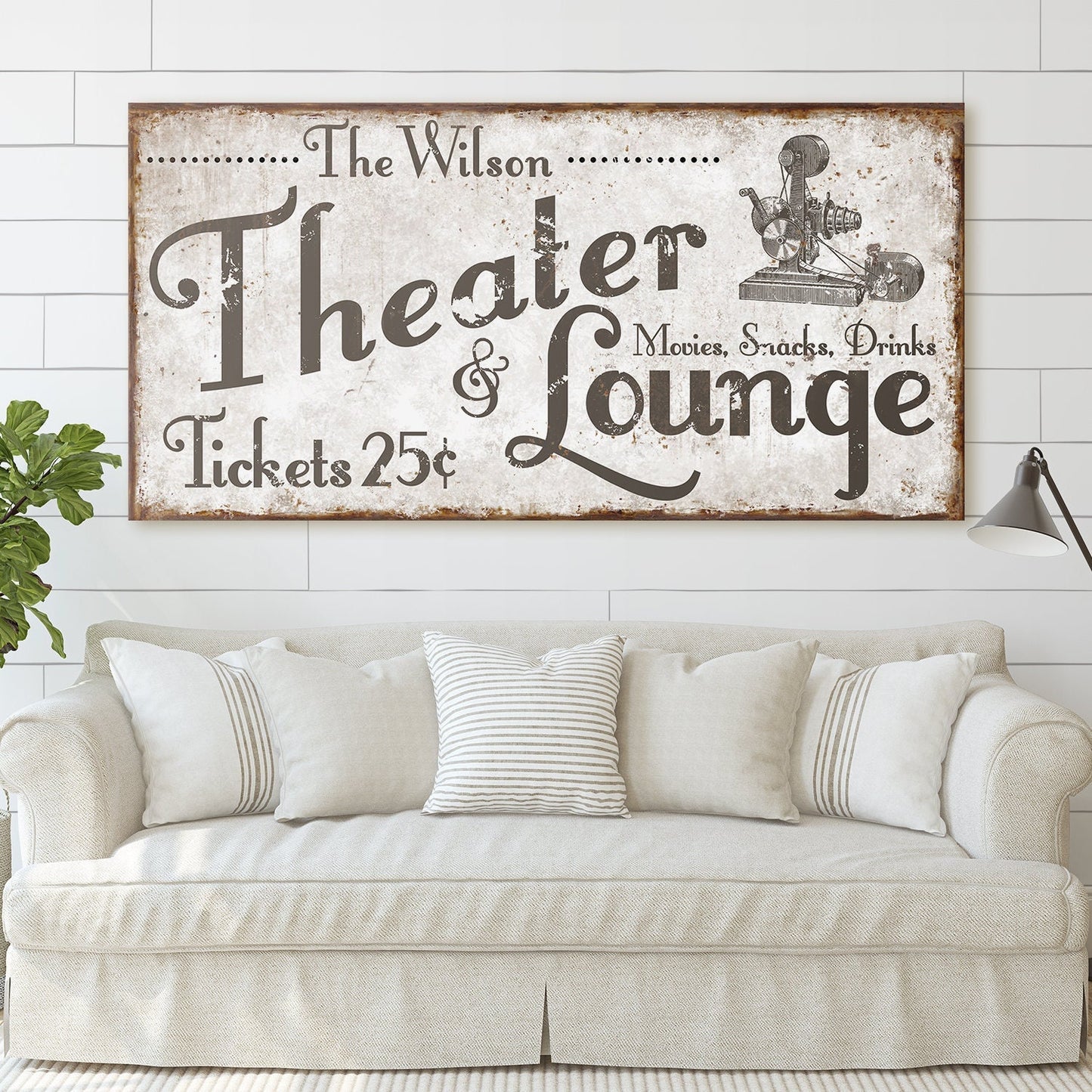 CUSTOM THEATER AND LOUNGE SIGN