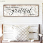 START EACH DAY WITH A GRATEFUL HEART SIGN