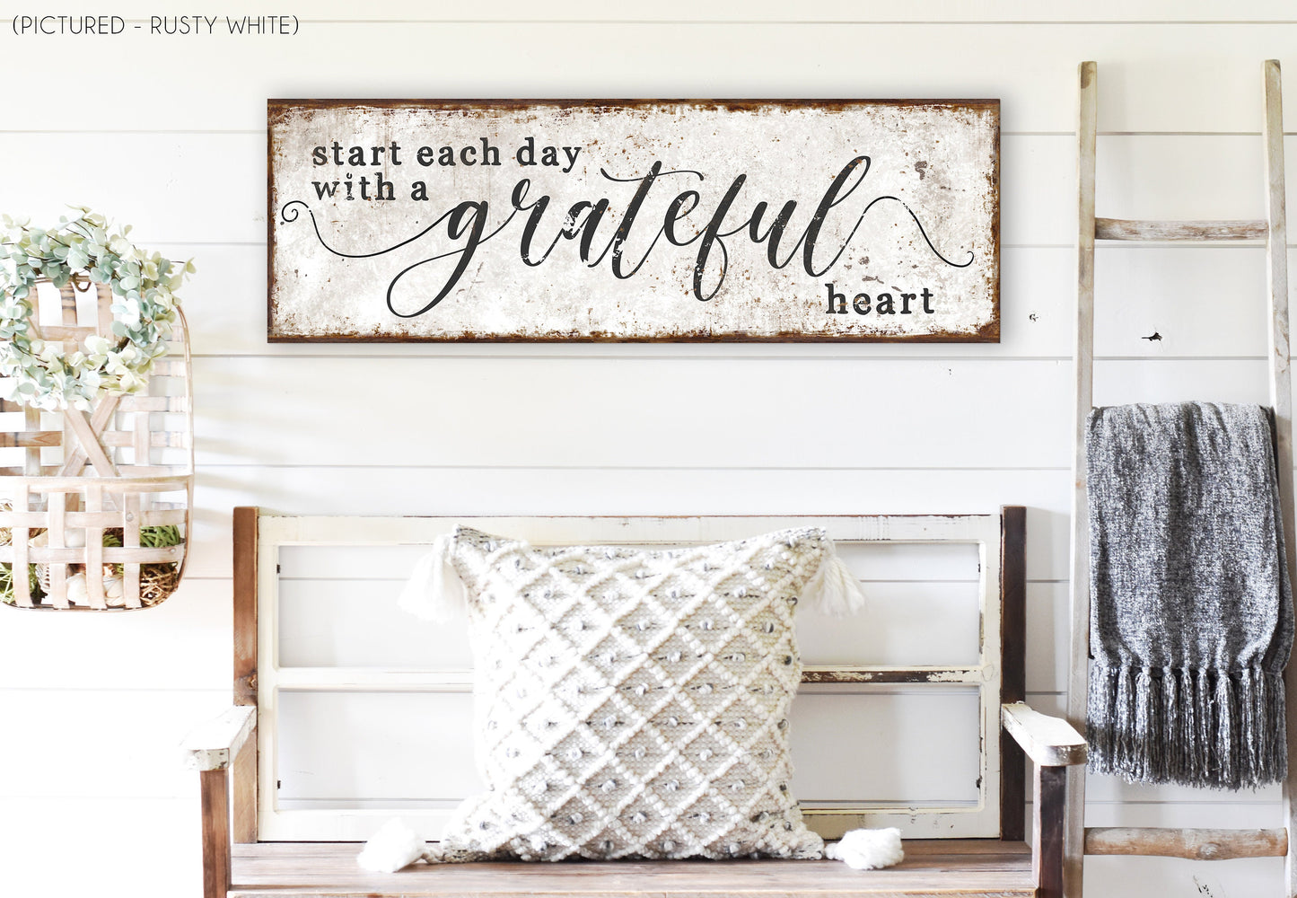 START EACH DAY WITH A GRATEFUL HEART SIGN