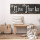 GIVE THANKS SIGN