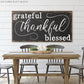 GRATEFUL THANKFUL BLESSED SIGN