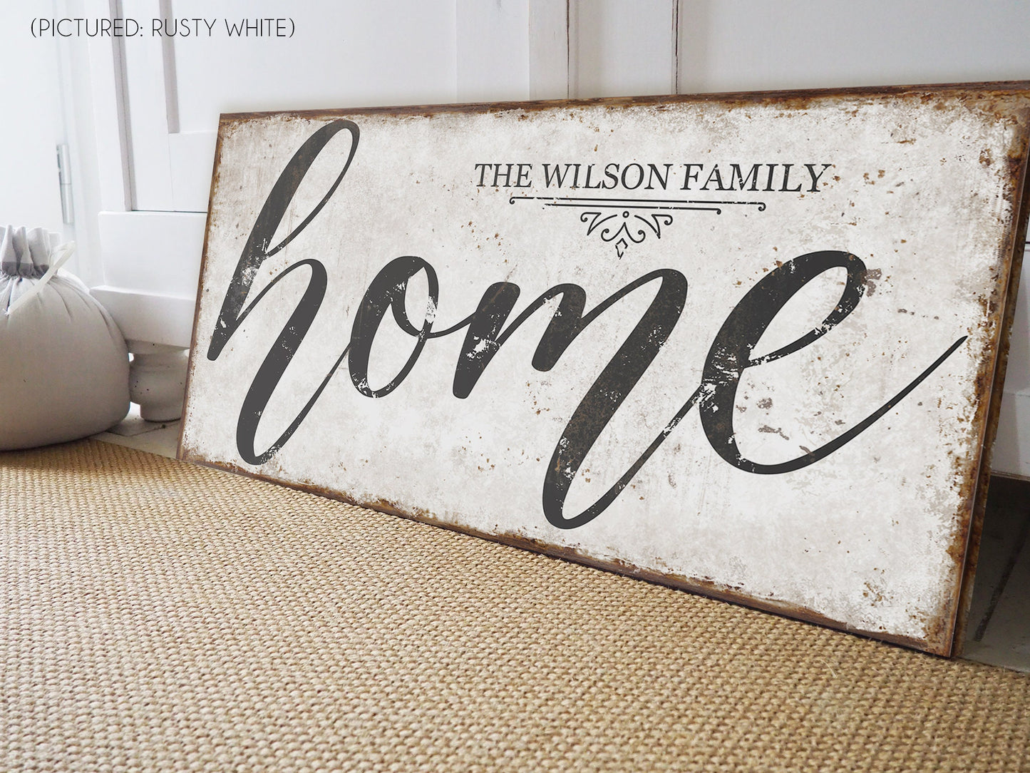 CUSTOM FAMILY NAME HOME SIGN