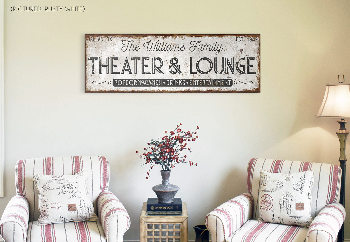 CUSTOM THEATER AND LOUNGE SIGN