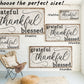 GRATEFUL THANKFUL BLESSED SIGN