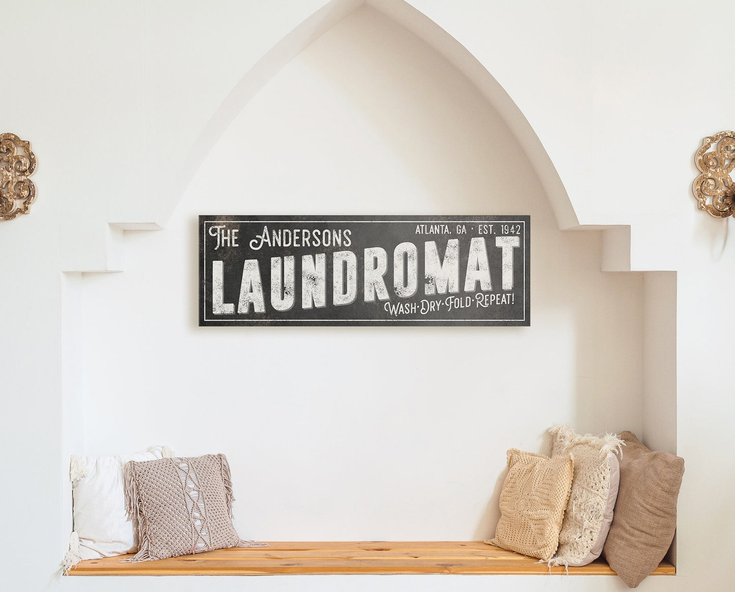 CUSTOM LAUNDROMAT SIGN