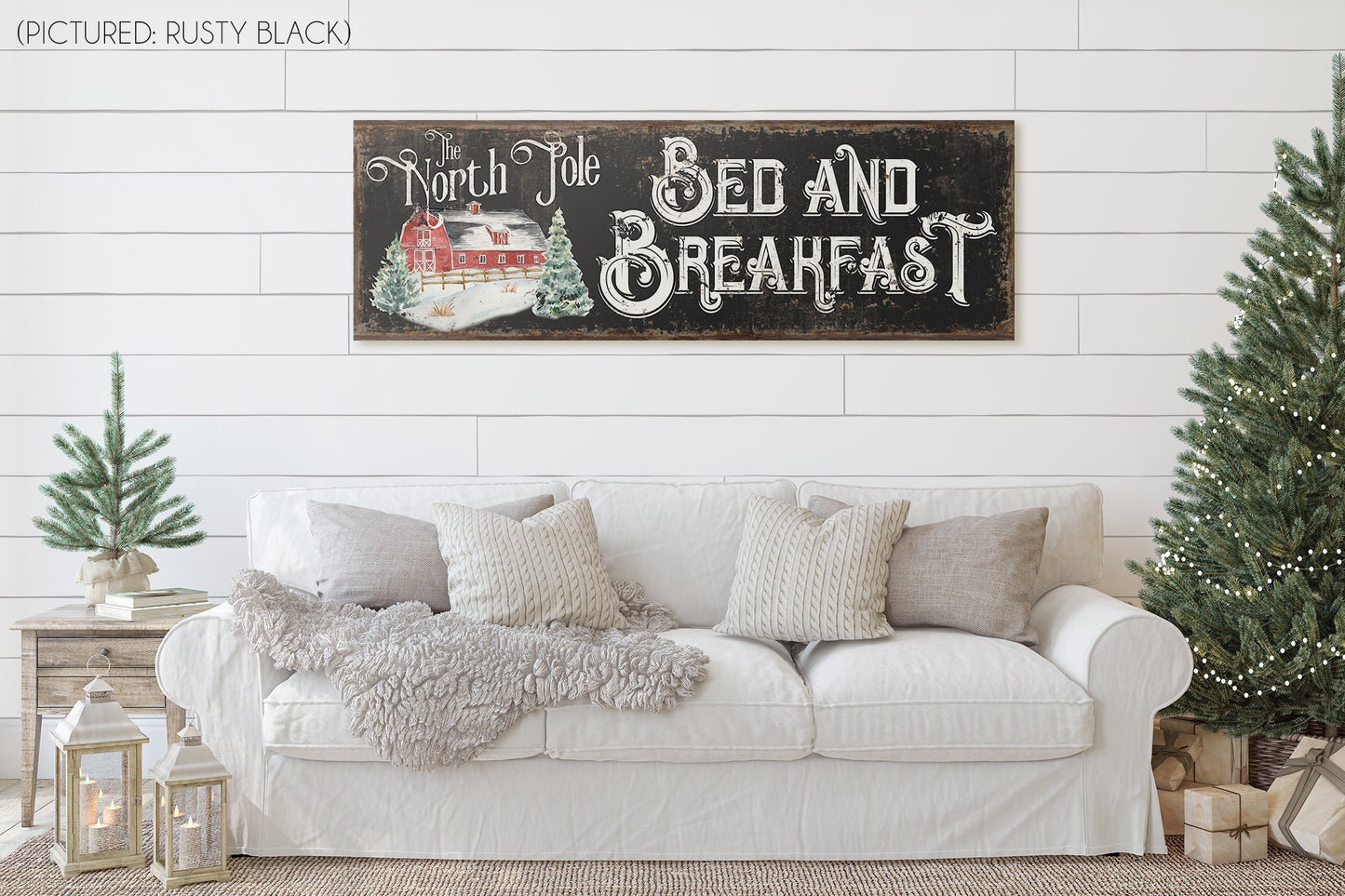 NORTH POLE BED AND BREAKFAST SIGN