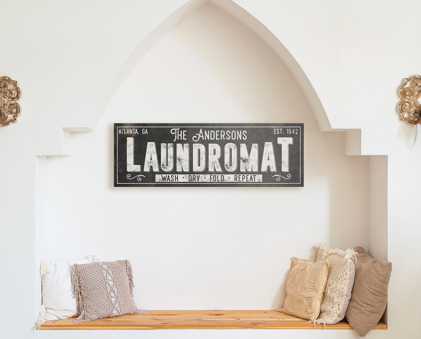 CUSTOM LAUNDROMAT SIGN