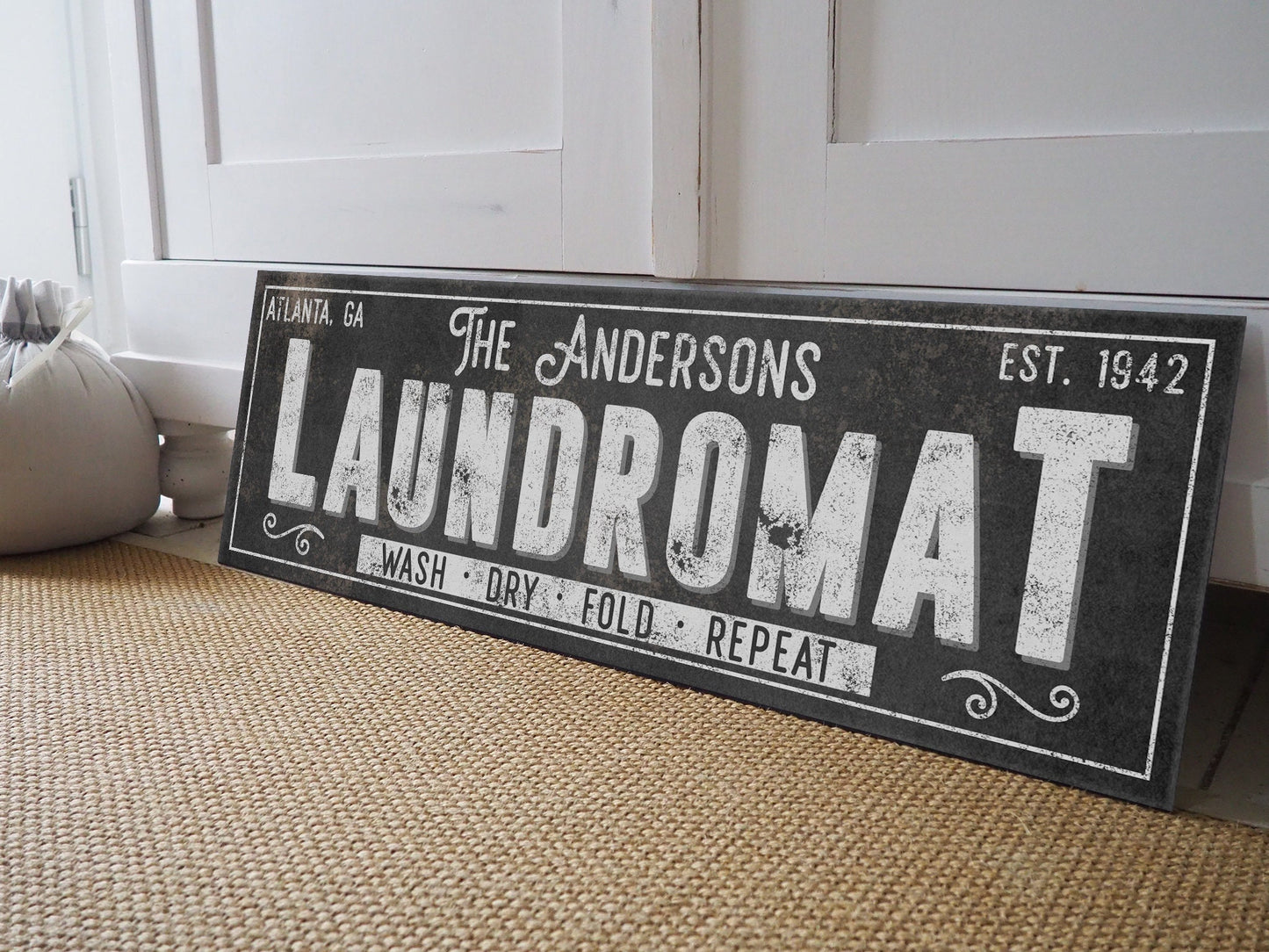 CUSTOM LAUNDROMAT SIGN