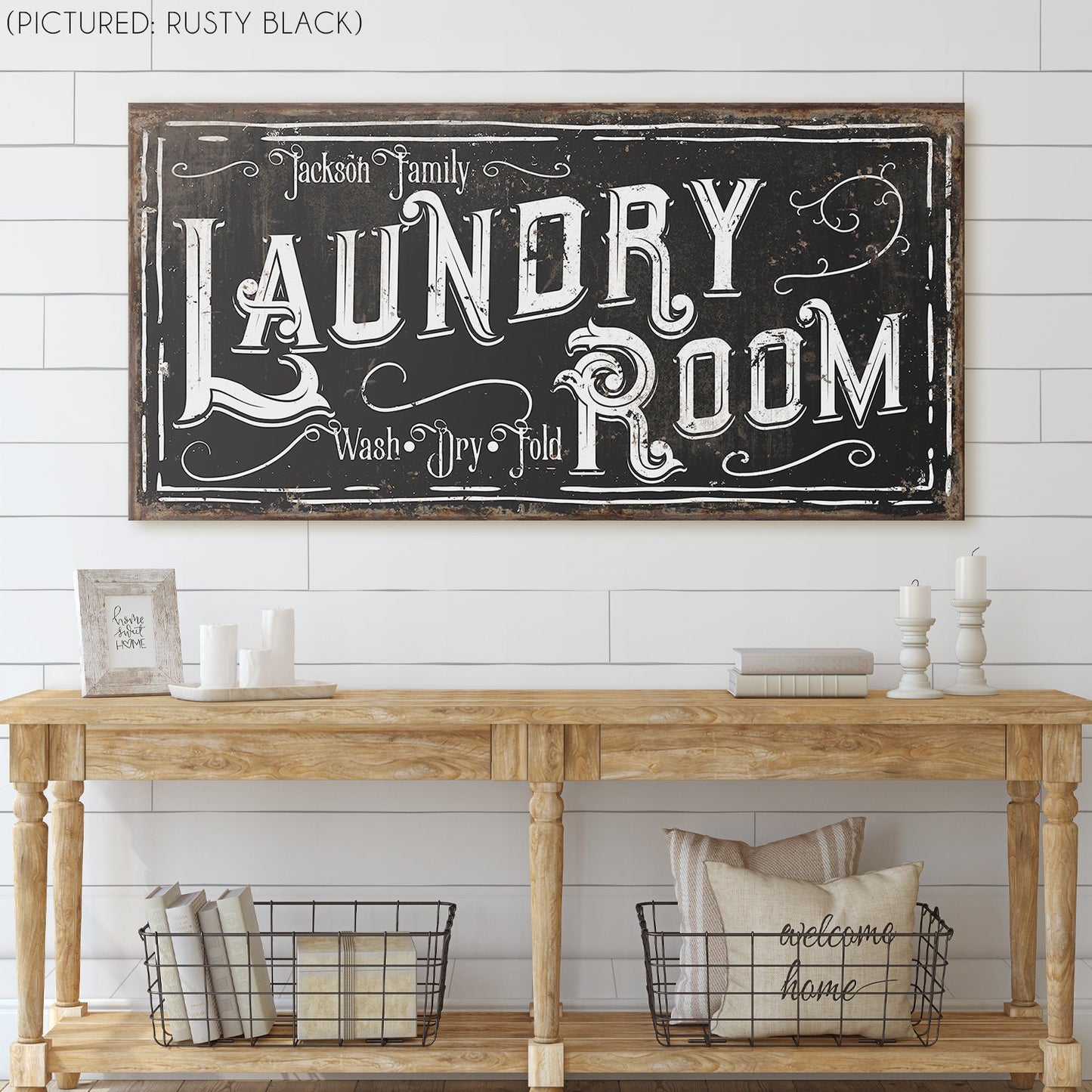 CUSTOM LAUNDRY ROOM SIGN