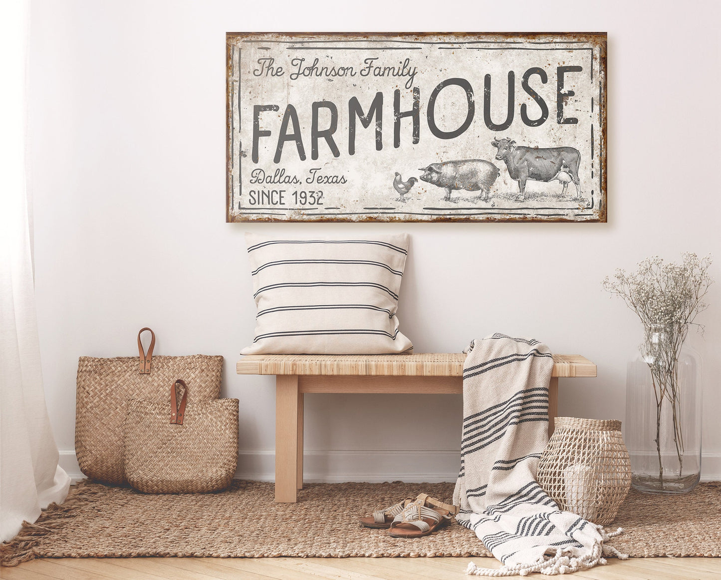 CUSTOM FARMHOUSE SIGN