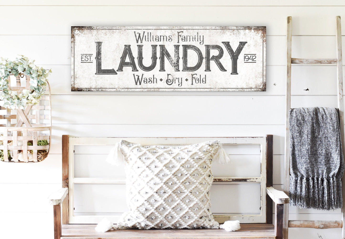 CUSTOM LAUNDRY ROOM SIGN