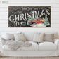 CUSTOM CHRISTMAS TREES SIGN