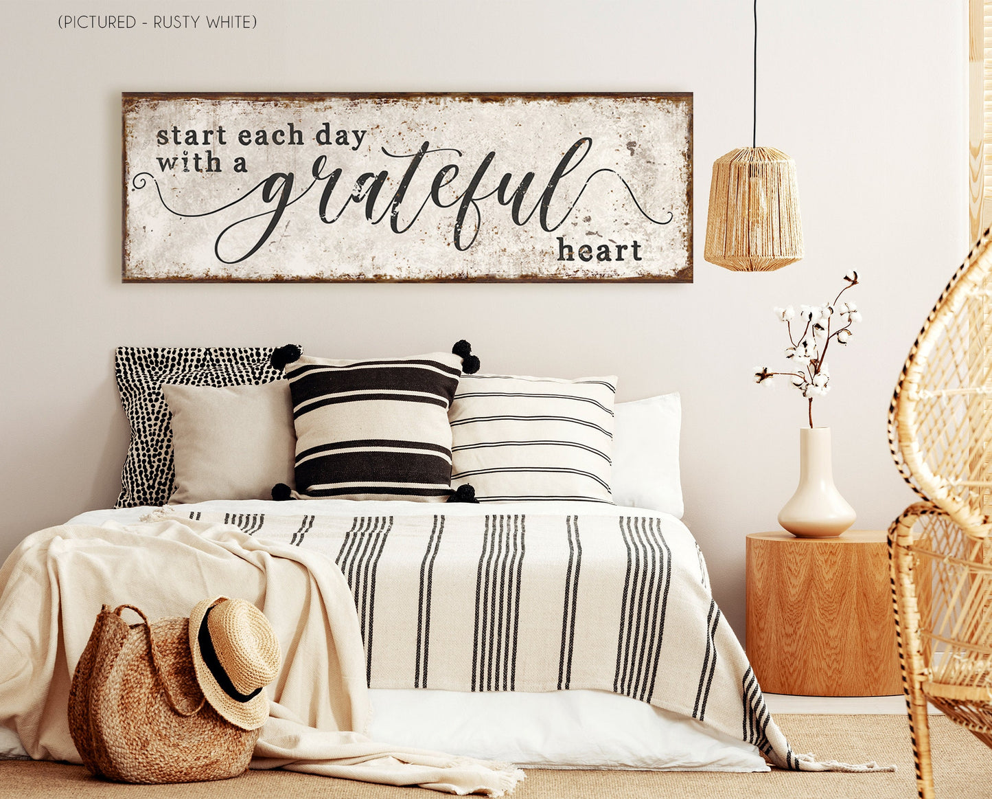 START EACH DAY WITH A GRATEFUL HEART SIGN