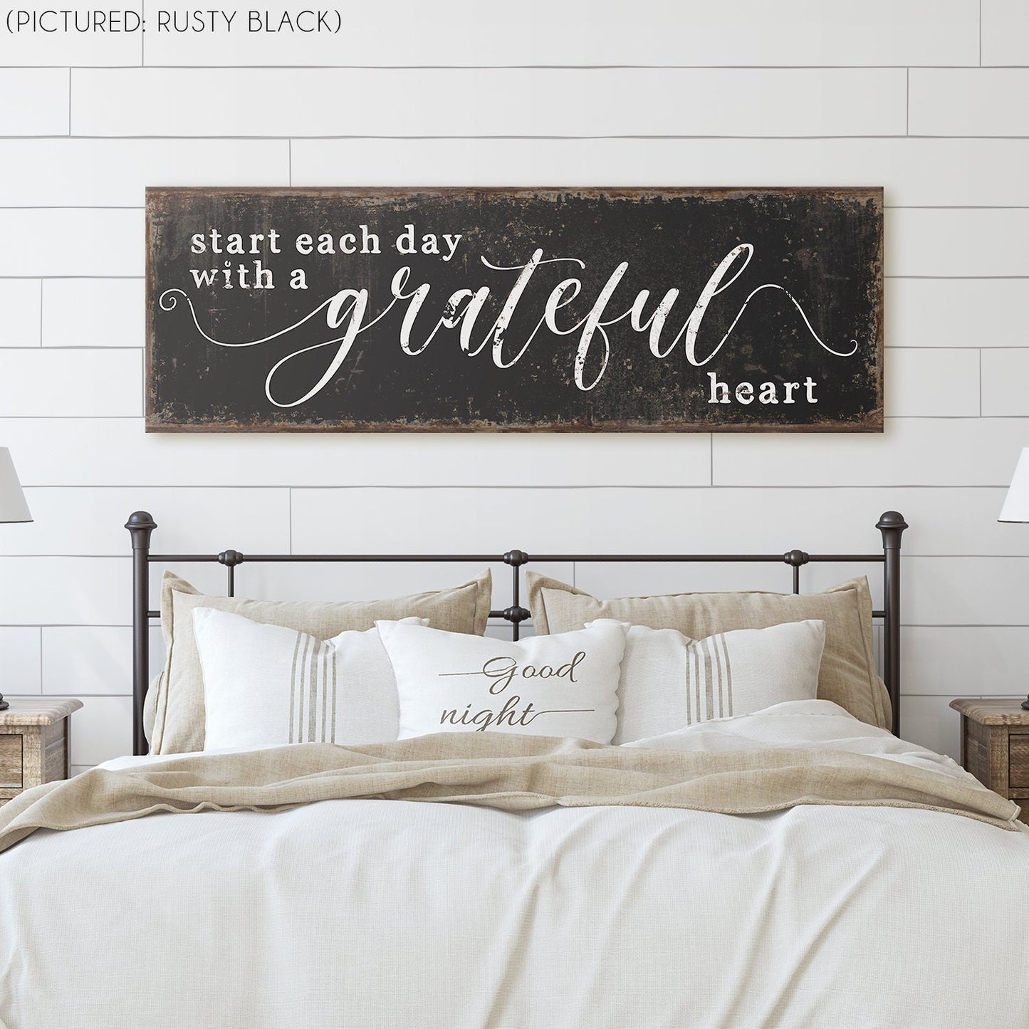 START EACH DAY WITH A GRATEFUL HEART SIGN