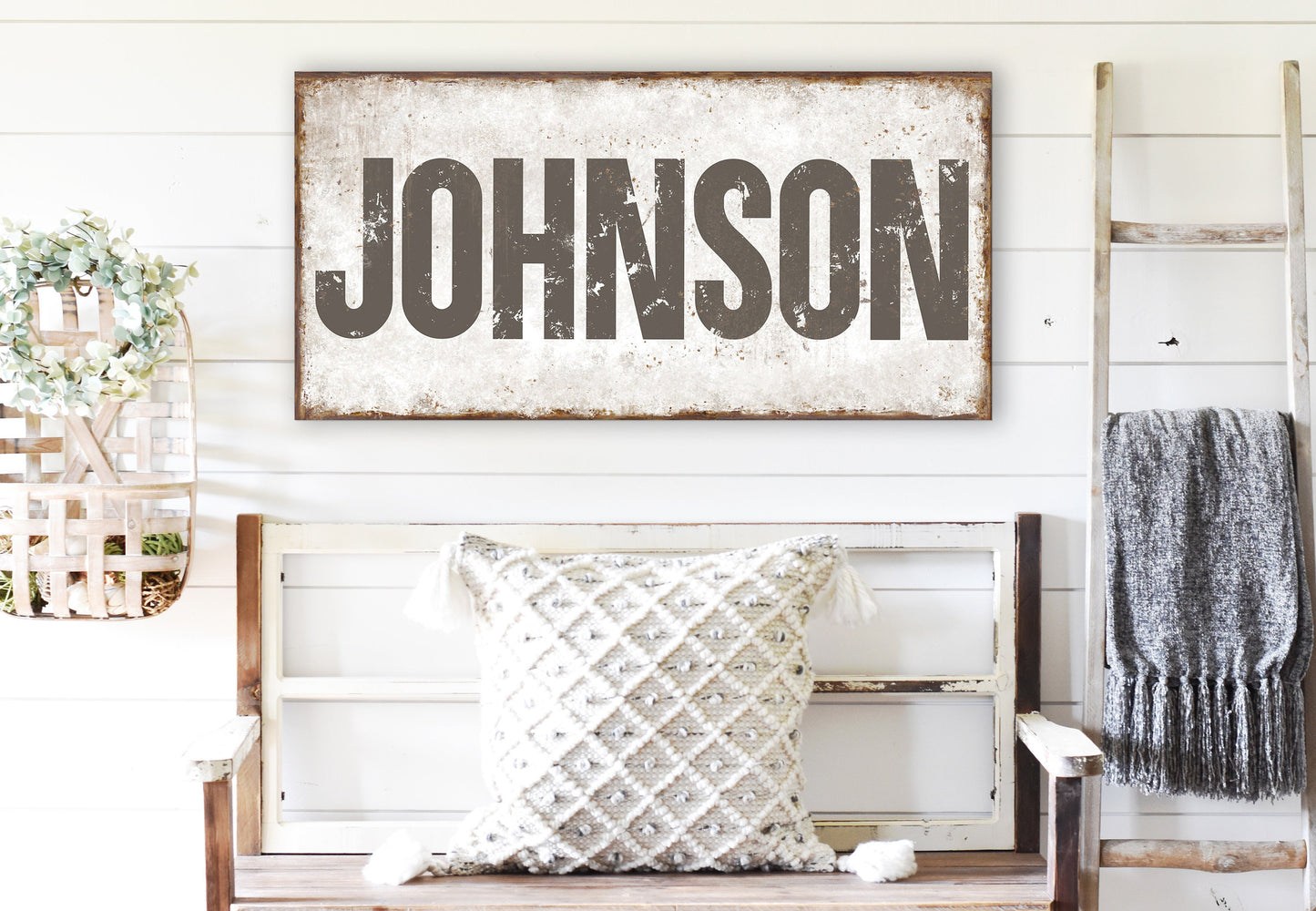 CUSTOM LARGE FAMILY NAME SIGN