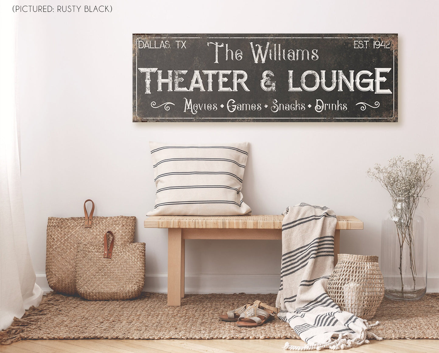 CUSTOM THEATER AND LOUNGE SIGN