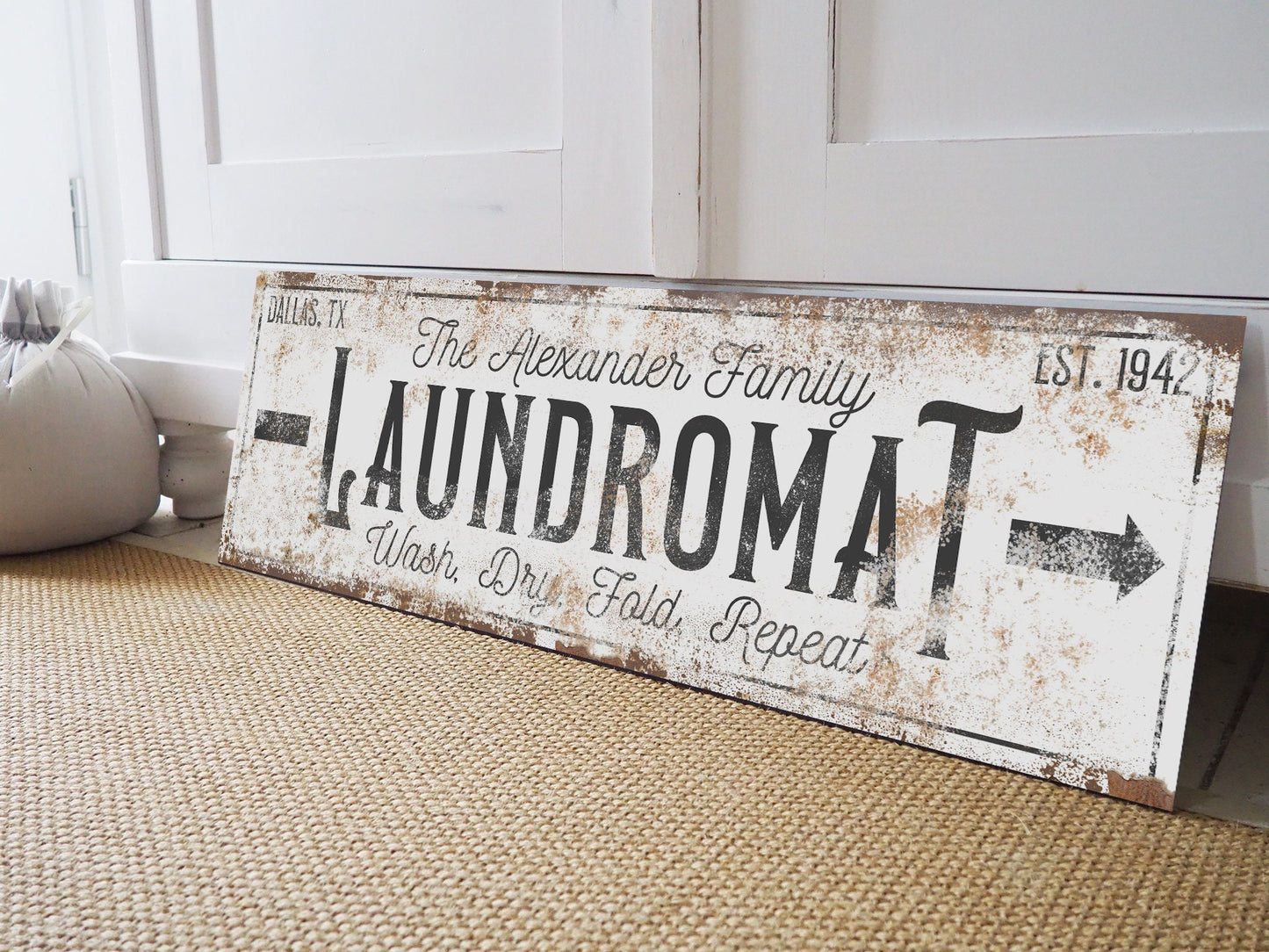 CUSTOM LAUNDROMAT SIGN