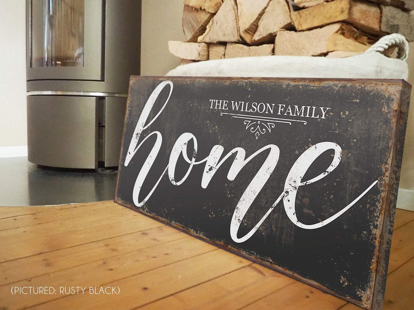 CUSTOM FAMILY NAME HOME SIGN