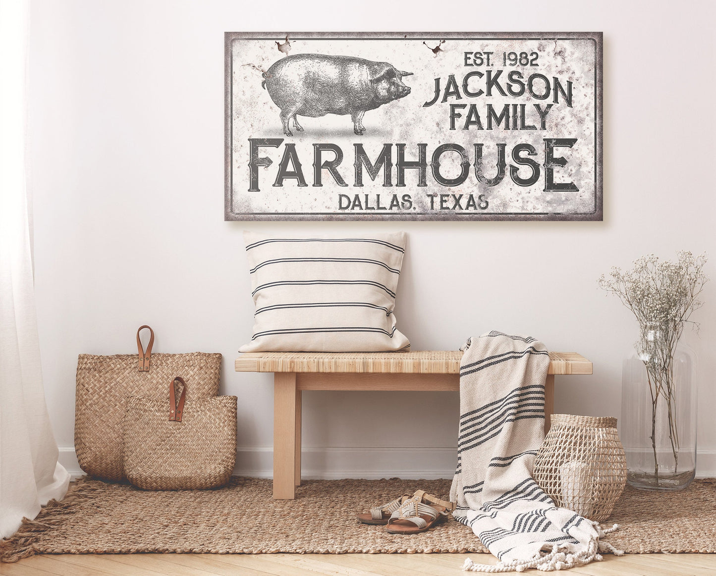 CUSTOM FARMHOUSE FAMILY SIGN