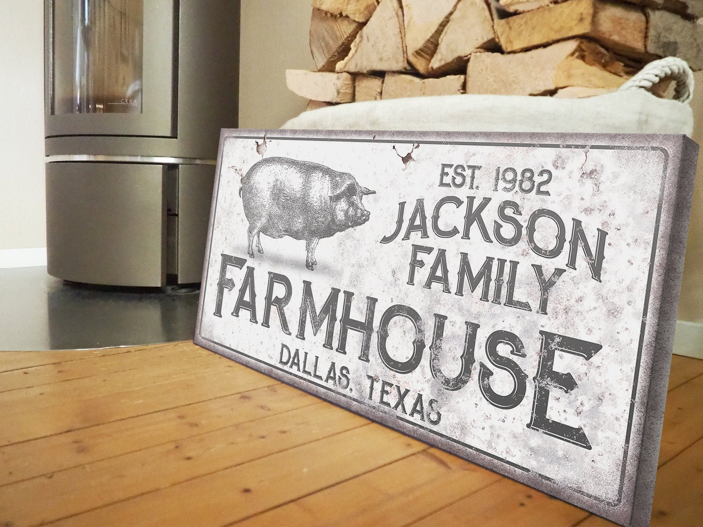 CUSTOM FARMHOUSE FAMILY SIGN