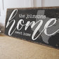 CUSTOM HOME SWEET HOME SIGN