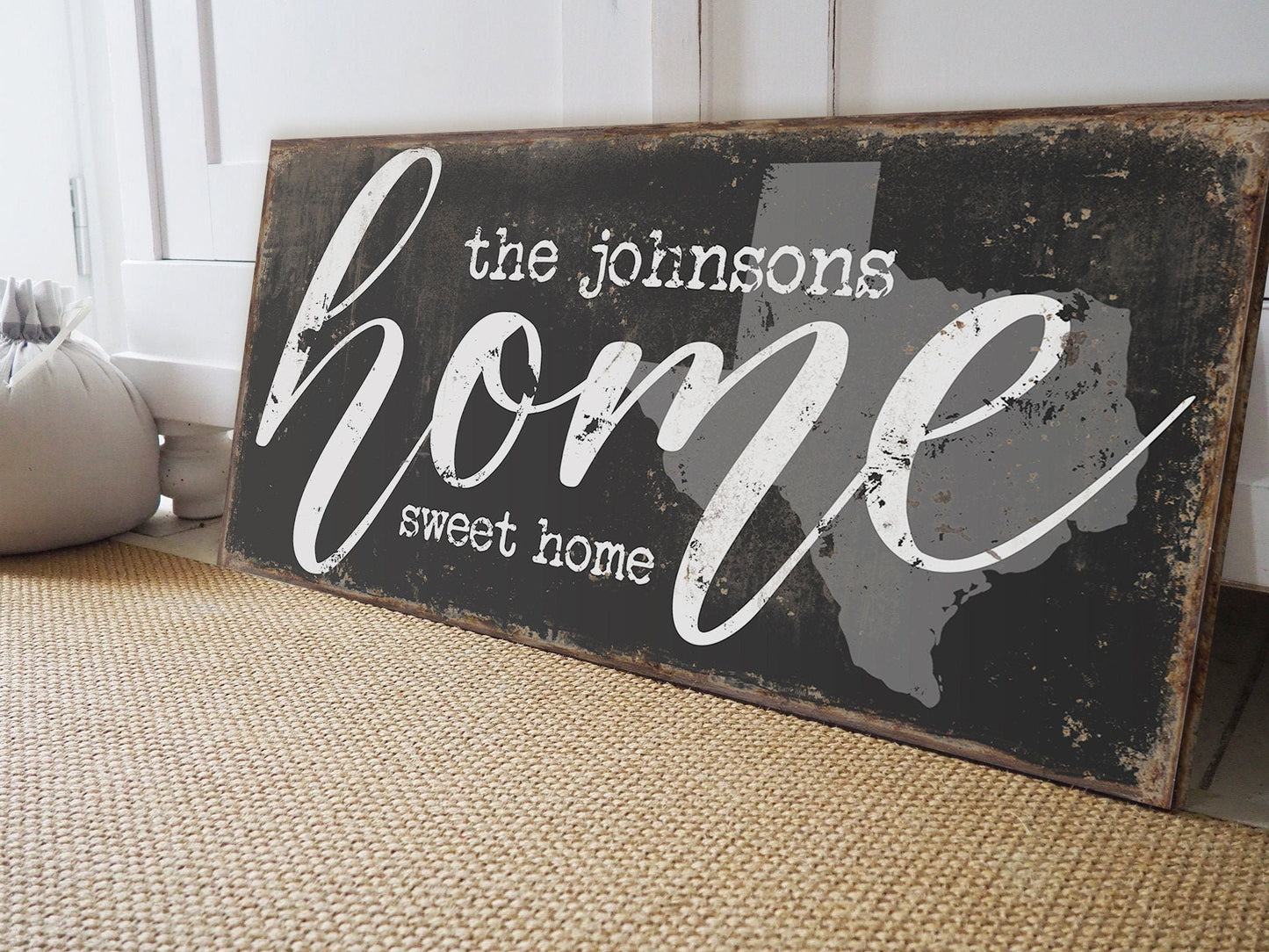 CUSTOM HOME SWEET HOME SIGN