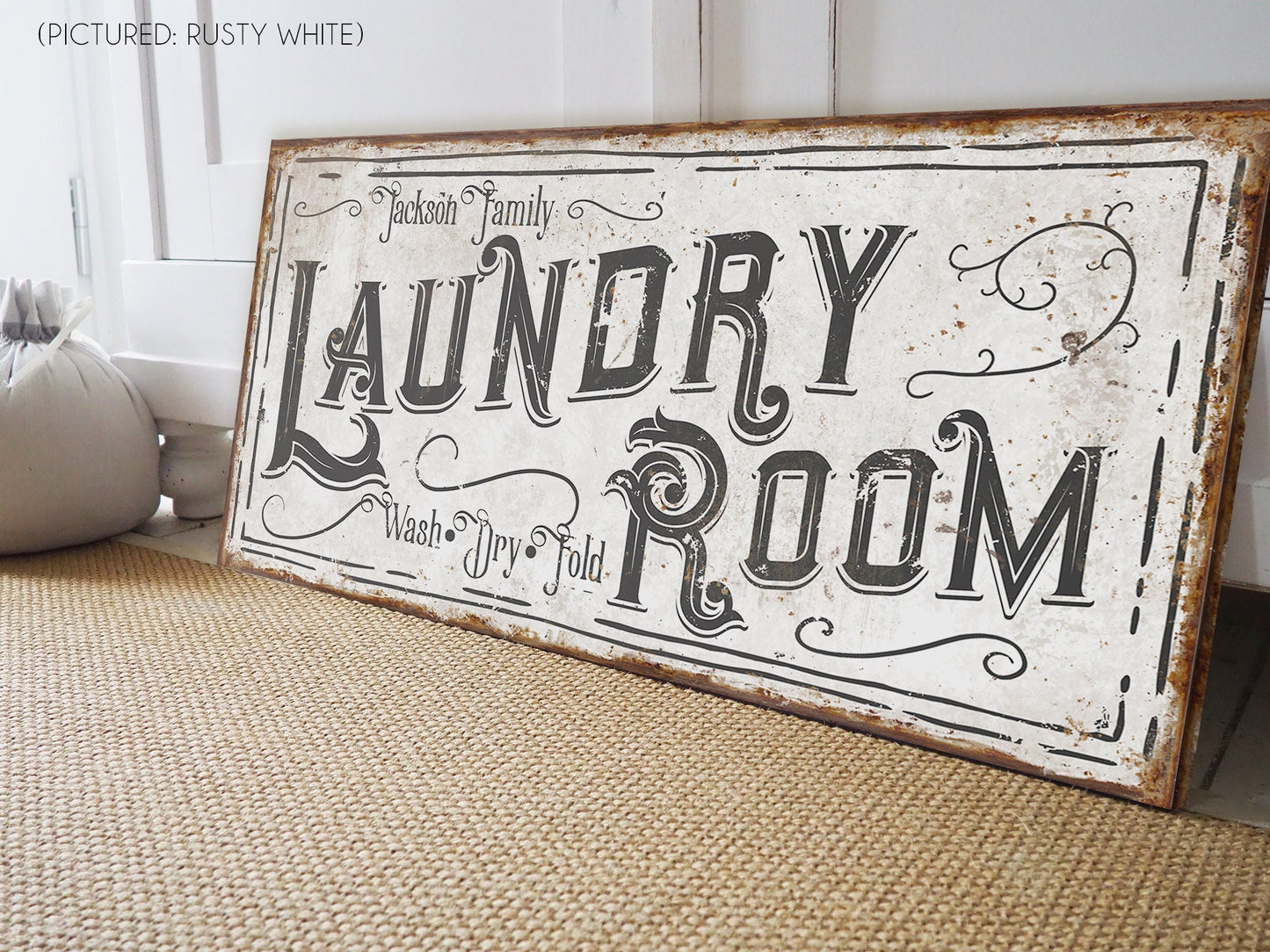 CUSTOM LAUNDRY ROOM SIGN