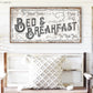 CUSTOM BED AND BREAKFAST SIGN