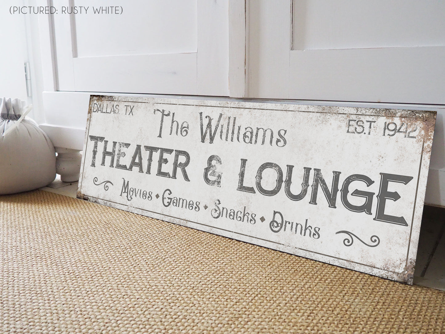 CUSTOM THEATER AND LOUNGE SIGN