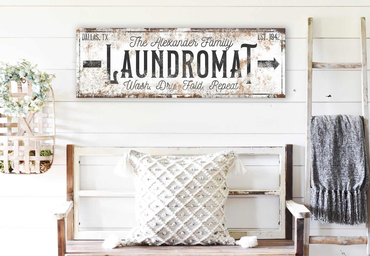 CUSTOM LAUNDROMAT SIGN