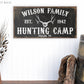 CUSTOM HUNTING CAMP SIGN