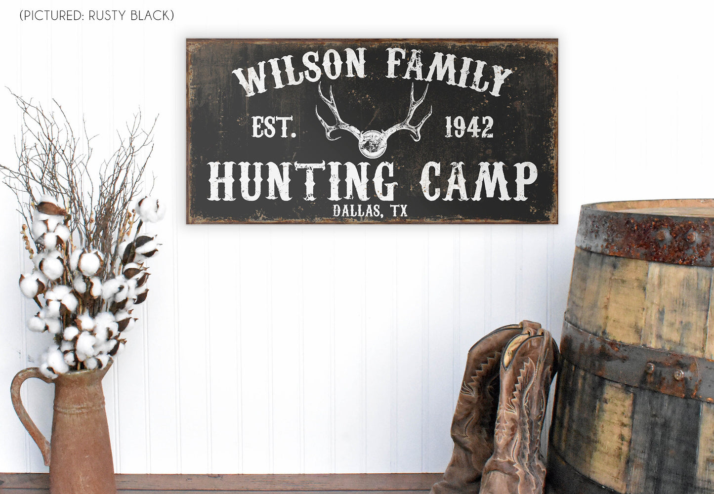 CUSTOM HUNTING CAMP SIGN