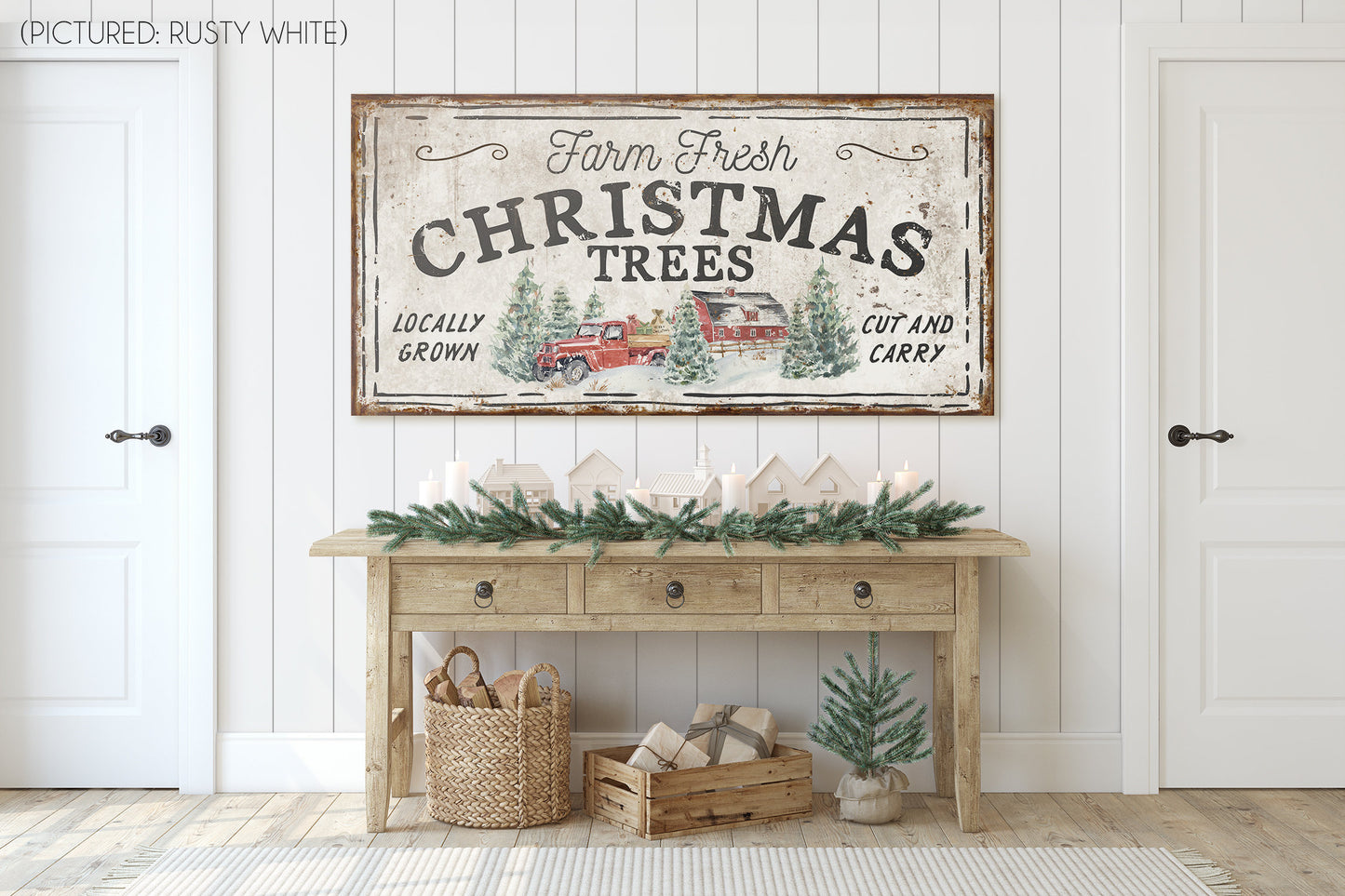 FARM FRESH CHRISTMAS TREES SIGN
