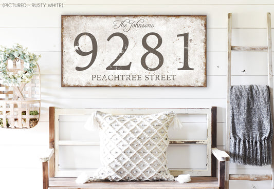 CUSTOM ADDRESS SIGN