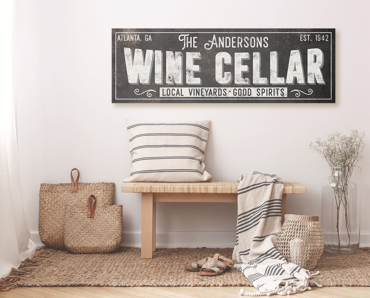 CUSTOM WINE CELLAR SIGN