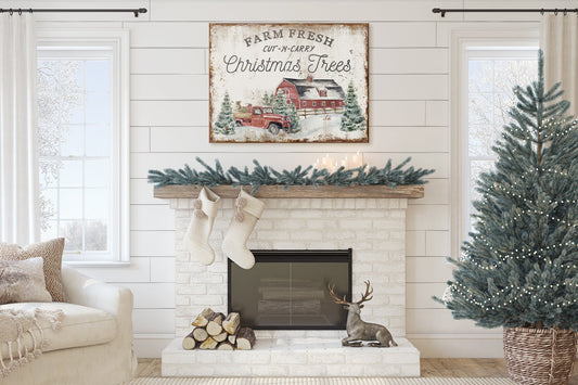 CHRISTMAS TREES SIGN