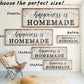HAPPINESS IS HOMEMADE SIGN