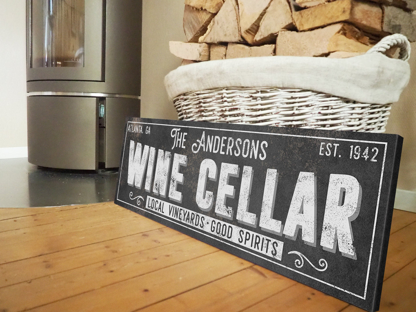 CUSTOM WINE CELLAR SIGN