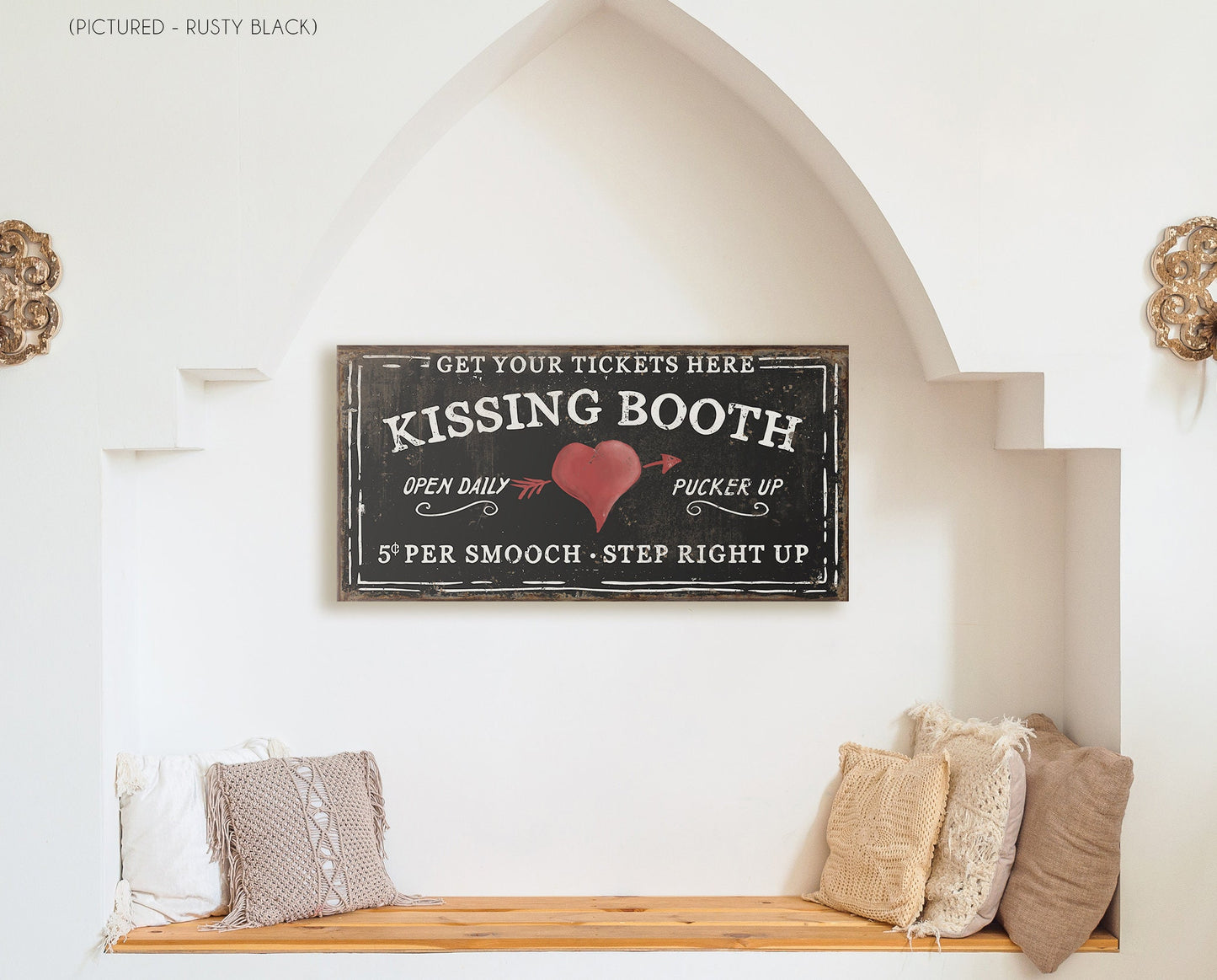 KISSING BOOTH SIGN