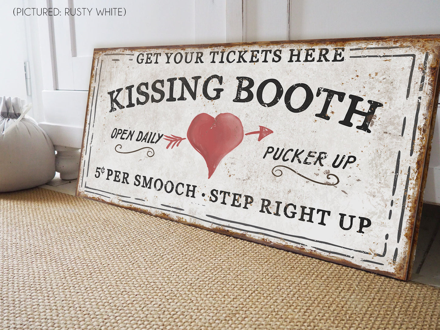 KISSING BOOTH SIGN