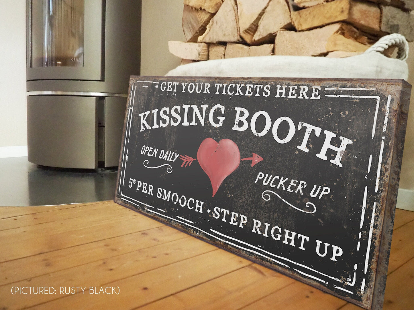 KISSING BOOTH SIGN